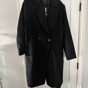 Lane Bryant Elegant Black Trench Coat